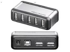 7 Port USB 2.0 Hub Aktiv