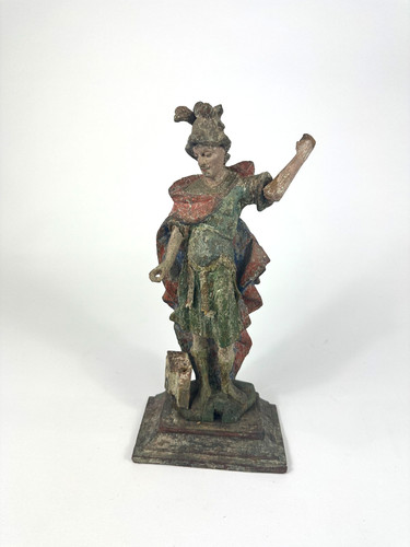 Antike heiligenfigur heiliger - antike,