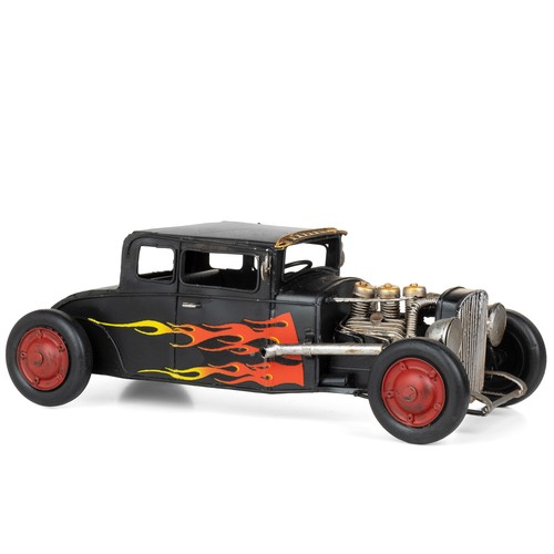 Blech deko rennwagen mit - rennwagen,