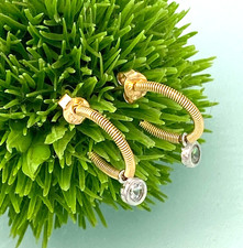 14 mm Creolen 750 Gelbgold 18