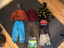 Kleiderpaket Jungen Herbst Winter Gr 110/116 - 10 Teile / Jacke / Jeans / Batman