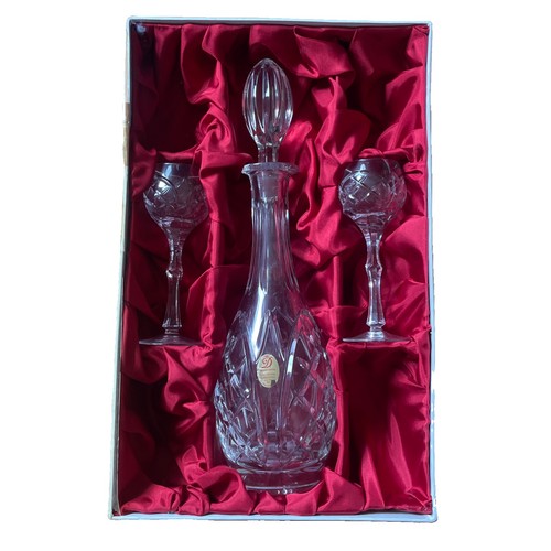 Dresden crystal set - set, karaffe,