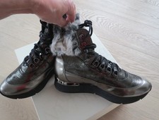 Damen HÖGL isolierte Lederstiefel braun leicht glänzend Gr. 38 Neu