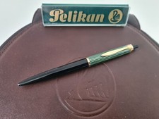 PELIKAN Kugelschreiber 455 in grün gestreift Schwarz - Gold 60er Jahre top