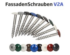 FassadenSchrauben 25 - 38 mm in V2a Edelstahl / Inox / Niro
