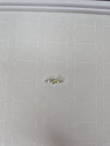 Christ goldring ring - ring, peridot