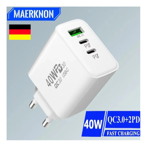 Way fast charger 40w - 3-way, charger,