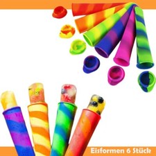 6 Stück Silikon eis am stiel