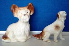 süße Hundefiguren - Porzellan - 2er Set #sk