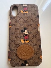 GUCCI Disney Collaboration Mickey Mouse Micro GG PVC iPhone X/XS
