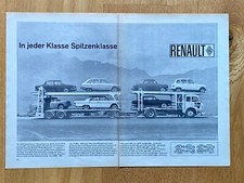 Renault Dauphine Gordini R4 Caravelle 1100 Original 1965 Vintage Advert Werbung