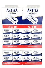 100 Astra Stainless Rasierklingen (Made in Russia)