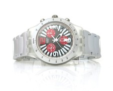 TWELVE ON FIRE - Swatch Diaphane Chrono - SVCK4014AG - NEU und ungetragen