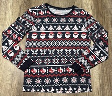 Christmas Sweats Longsleeve Gr. S Blau Weihnachtspullover Bio