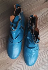 Short Boots Stiefellette Kurz Ankle Boots Gr. 37 Wolff Reißverschluss Kunstleder
