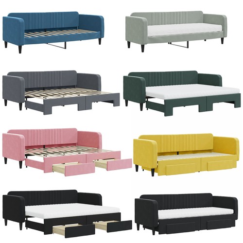 Samt tagesbett schlafsofa - samt,