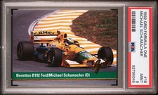 1992 Grid F1 Michael Schumacher RC Rookie Card PSA 9 #18