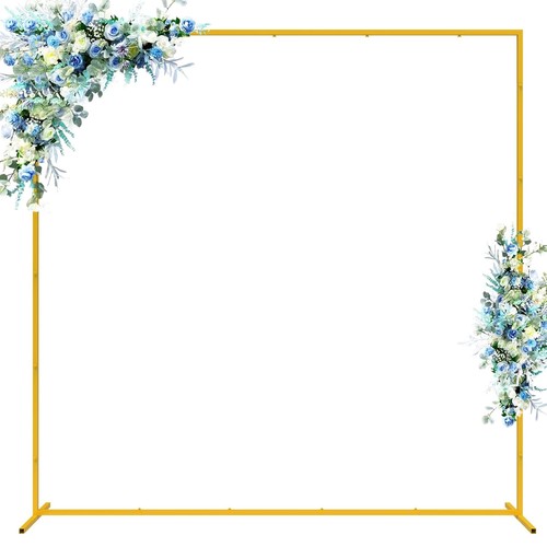 Goldener metallrahmen 2x2 - metallrahmen,