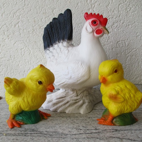 Figuren gartenfigur huhn - 1, huhn+2
