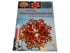 Weihnachtssterne basteln: Papier, Stroh, Holz - DIY Hobbybuch