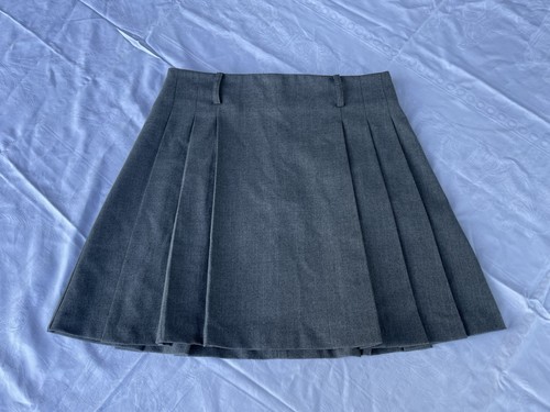 Faltenrock grau 36 - faltenrock,, grau,gr