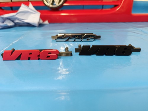 Halter mit schriftzug - schriftzug, vr6