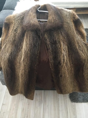 Nutria pelz jacke - nutria,