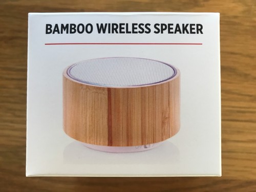 Bamboo wireless speaker - bamboo,