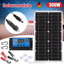 300W 12V Solarpanel Solarmodul 30A Ladegerät USB Kit Für Wohnwagen Auto Camping.