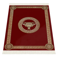 Roter Mäander Teppich