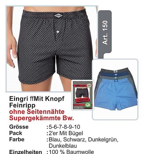 Herren boxershort art 150 - herren,