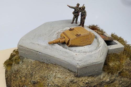 Für diorama bunker m - 1:72, diorama: