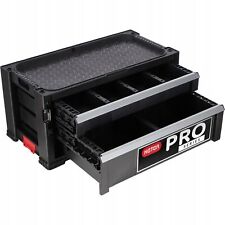 KETER Regal mit 2 Schubladen für Werkzeugwagen, Schwarz, 56.2 x 28.9 x 26.2 cm