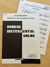 Wolfgang Jakobi: Sonata für Altsaxophon und Klavier