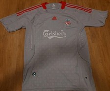 Original ADIDAS Vintage Liverpool FC Trikot Gr XL Grau Rot #9 Torres EL NINO LFC