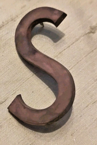Vintage alte kupfer buchstaben - alte,
