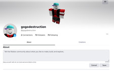 2012 ROBLOX ACCOUNT + RARE