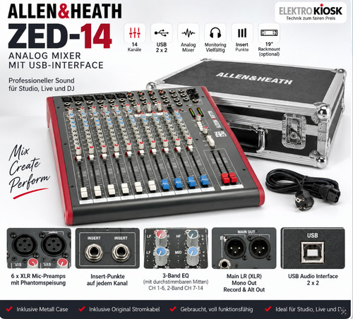 Allen heath zed 14 - zed-14, analog