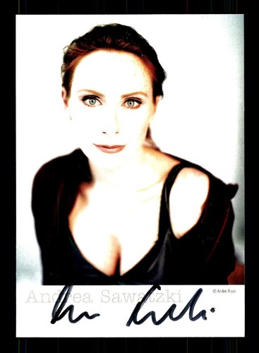 Andrea sawatzki autogrammkarte - andrea,