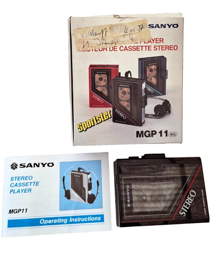 Retro sanyo mgp - 11, tragbarer