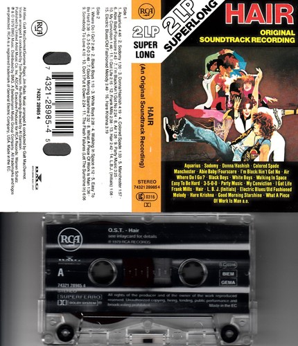 Hair original soundtrack - hair, 📼