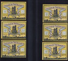 Bismark i. A. : 6x 50 Pfennig