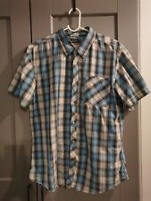 Hemd Kurzarm Blau Kariert Southern Menswear L