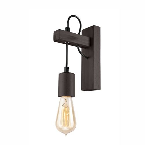 Wandlampe braun holz - wandlampe,
