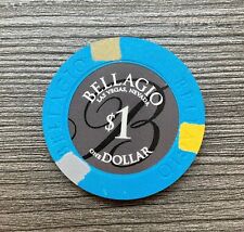 1$ Dollar Poker Chip Spielchip Original Bellagio Casino Las Vegas Pokerchip 1$$$