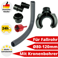 Regensammler Fallrohr 80 100 120 mm Regendieb Regenwassersammler Wassersammler