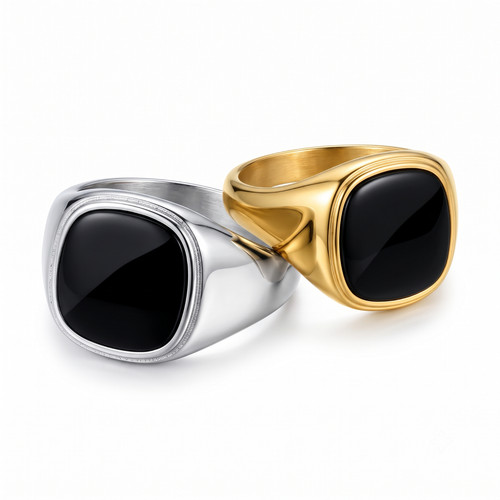 Herren vintage onyx signet - herren,