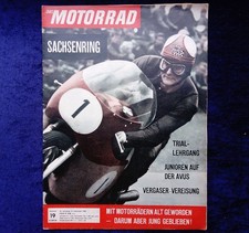 Motorrad 19/1963 GP Sachsenring, Trial Wilhelmshaven, Titel: Mike Hailwood