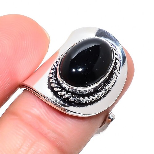 Schwarzer onyx edelstein 925 - schwarzer,