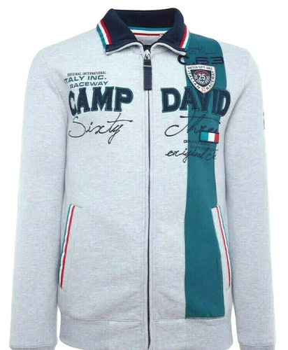 Camp david sweatjacke neu - sweatjacke, grey